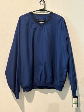 PGA Tour Men’s V-Neck Pullover Sweater - Deep Blue